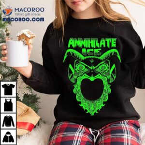 Annihilate Ice Neon Green Devil T-shirt