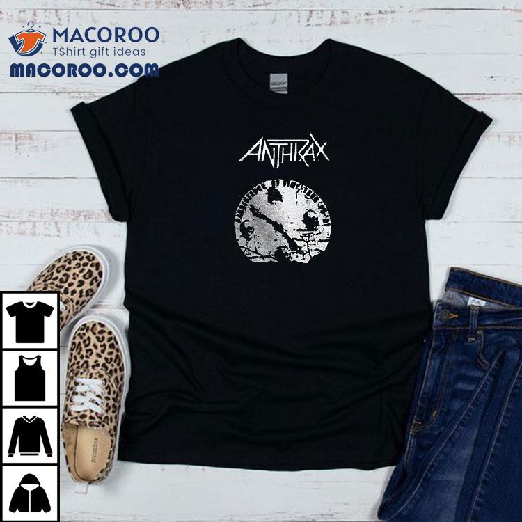 Anthrax Persistence Of Time 35th Anniversary Broken Clock Shirt Anthrax Persistence Of Time 35th Anniversary Broken Clock Shirt