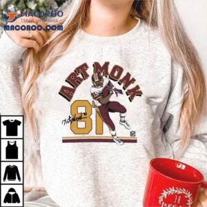 Art Monk Washington Commanders Retired Player Classic Shirt