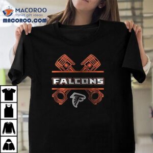 Atlanta Falcons X Born To Ride Motor Skull Shirt