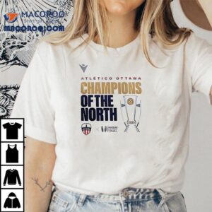 Atltico Ottawa Champions Of The North Logo Shirt