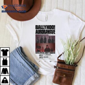 Ballyhoo Aurorawave Florida January 22-23 2025 Concert Shirt