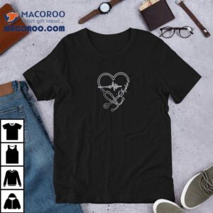 Baltimore Ravens All Day Nurse All Nigh Heartbeat Shirt