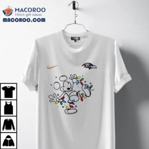 Baltimore Ravens X Mickey Mouse Believe In The Magic Of Christmas Shirt