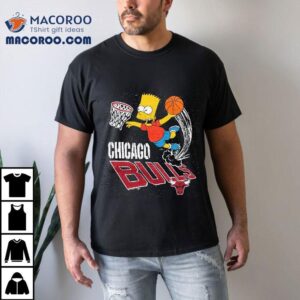 Bart Simpson Playing Basketball Chicago Bulls T-shirt