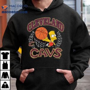 Bart Simpson Playing Basketball Cleveland Cavaliers T-shirt 1 Bart Simpson Playing Basketball Cleveland Cavaliers Tshirt