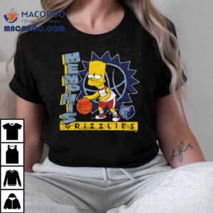 Bart Simpson Playing Basketball Memphis Grizzlies T-shirt
