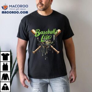 Baseball Life Drip Ice Cream T-shirt