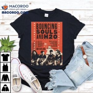Bouncing Souls And H20 December 2025 Ecfu Tour Shirt