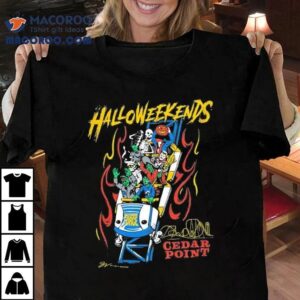 Cedar Point Halloweekends Character Coaster Shirt