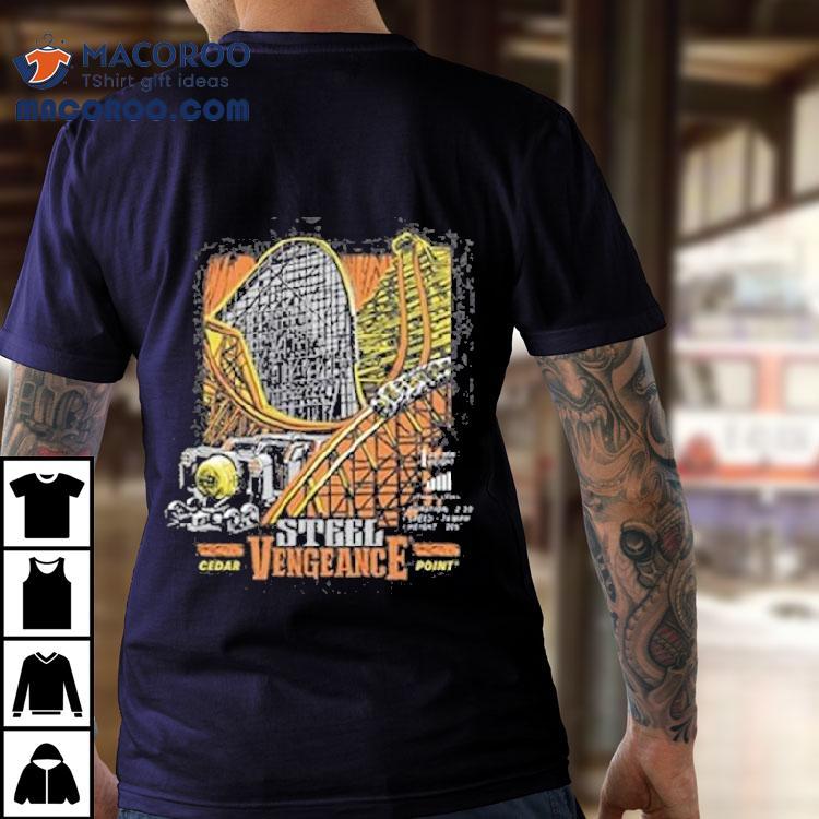 Cedar Point Sl Vengeance Coaster Stamp Shirt Cedar Point Sl Vengeance Coaster Stamp Shirt