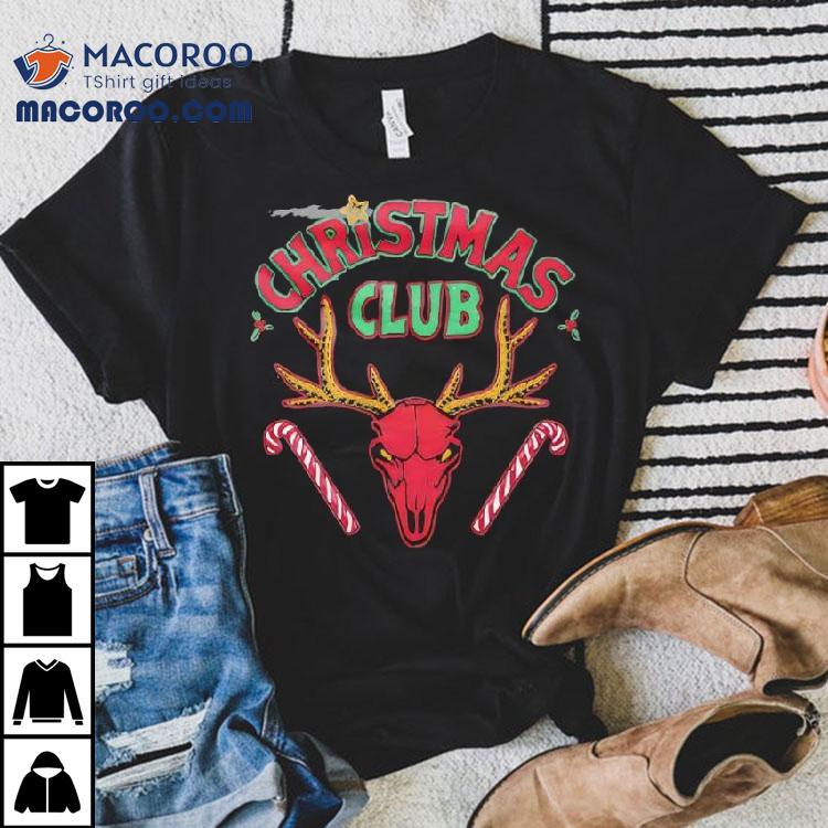 Christmas Club Edgy Graphic Design Shirt Christmas Club Edgy Graphic Design Shirt