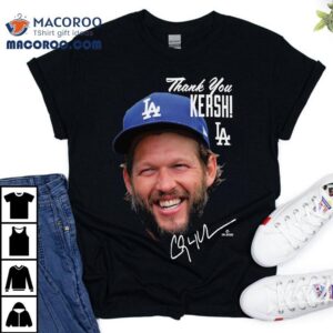 Clayton Kershaw Los Angeles Dodgers New Era  Retirement Photo T-shirt