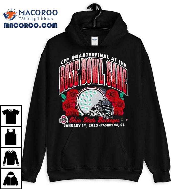 College Football Playoff 2025 Ohio State Buckeyes Rose Bowl Game Bound Shirt College Football Playoff 2025 Ohio State Buckeyes Rose Bowl Game Bound Shirt