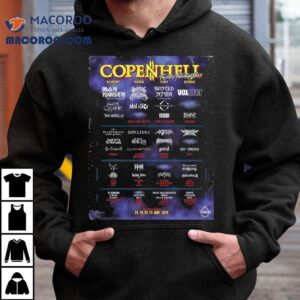 Copenhell Festival 2026 Full Lineup Copenhagen Denmark On 24 25 26 27 June 2026 Shirt 1 Copenhell Festival Full Lineup Copenhagen Denmark On June Tshirt
