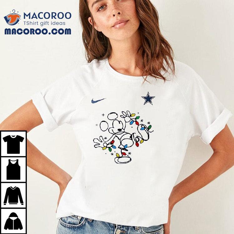 Dallas Cowboys X Mickey Mouse Believe In The Magic Of Christmas Shirt Dallas Cowboys X Mickey Mouse Believe In The Magic Of Christmas Shirt