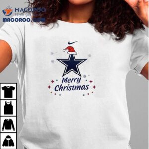 Dallas Cowboys X Santa Claus Ho Ho Ho Merry Christmas Shirt