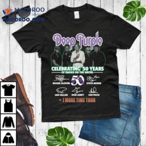 Deep Purple Celebrating Years Of Smoke On The Water More Time Tour Tshirt