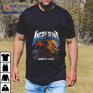 Detroit Lions Jahmyr Gibbs Angry Runs Graphic Shirt 1 Detroit Lions Jahmyr Gibbs Angry Runs Graphic Tshirt