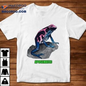 Dyeing Poison Dart Frog Aposematic Shirt