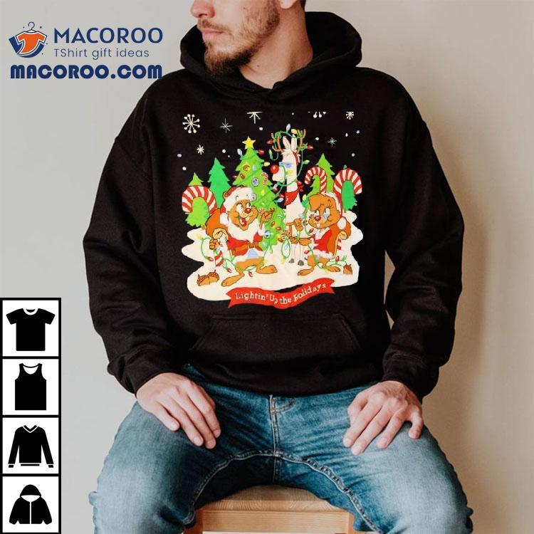Earl The Squirrel Lightin’ Up The Holidays Christmas Shirt Earl The Squirrel Lightin’ Up The Holidays Christmas Shirt