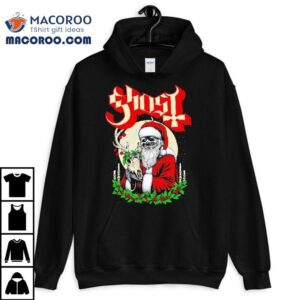Ghost Father Skull Candle Santa Christmas Shirt