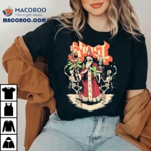 Ghost Skeleton Saint Christmas Shirt