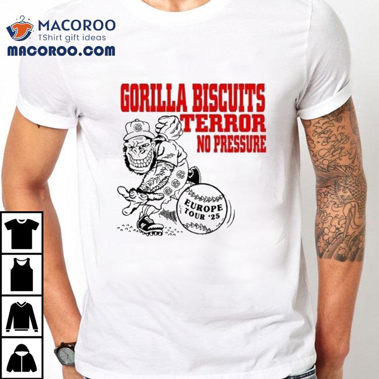 Gorilla Biscuits And Terror Announce European Tour 2025 Shirt Gorilla Biscuits And Terror Announce European Tour 2025 Shirt