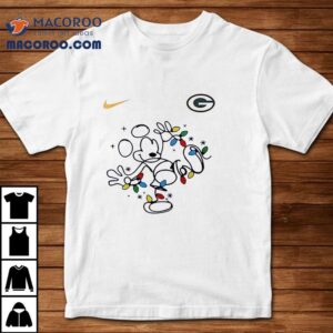 Green Bay Packers X Mickey Mouse Believe In The Magic Of Christmas Shirt