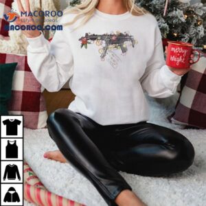 Gun Now I Have A Machine Gun Ho-ho-ho Christmas Lighs Shirt