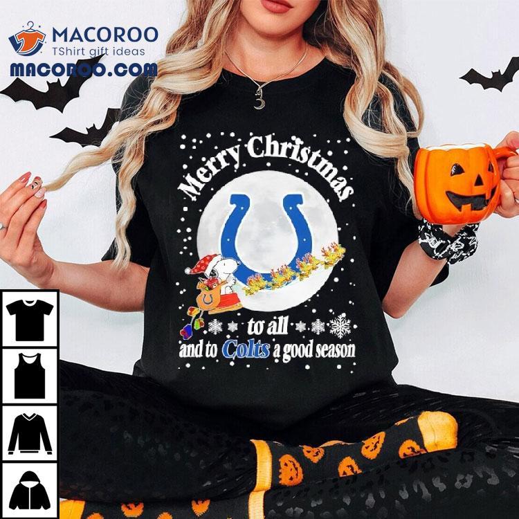 Indianapolis Colts Merry Christmas To All And To Colts A Good Season Football Sports Shirt Indianapolis Colts Merry Christmas To All And To Colts A Good Season Football Sports Shirt