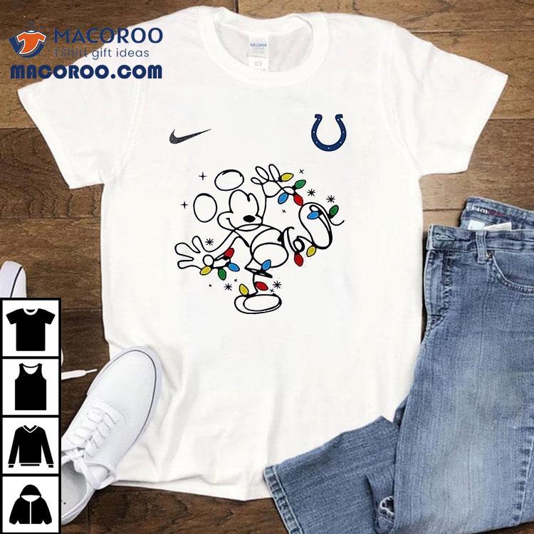 Indianapolis Colts X Mickey Mouse Believe In The Magic Of Christmas Shirt Indianapolis Colts X Mickey Mouse Believe In The Magic Of Christmas Shirt