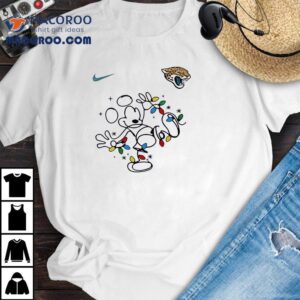 Jacksonville Jaguars X Mickey Mouse Believe In The Magic Of Christmas Shirt
