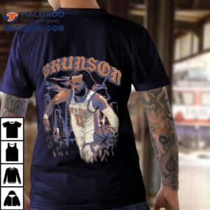 Jalen Brunson New York Knicks City Edition Player Graphic Tshirt