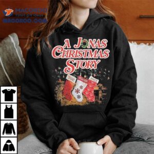 Jonas Brothers A Jonas Christmas Story Joe Kevin Nick Socks Shirt