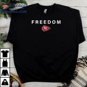 Kansas City Chiefs X Charlie Kirk Freedom Logo Tshirt
