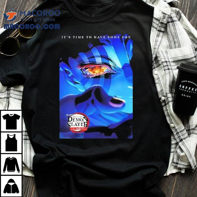 Kimetsu No Yaiba Demon Slayer It’s Time To Have Some Fun The Movie Infinity Castle Premiere On August 2025 Akaza Eyes Shirt Kimetsu No Yaiba Demon Slayer It’s Time To Have Some Fun The Movie Infinity Castle Premiere On August 2025 Akaza Eyes Shirt