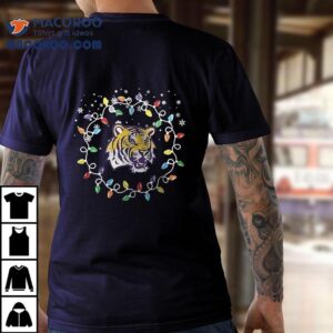 Lsu Tigers Blu Ey Tis The Season To Geaux Tigers Christmas Shirt