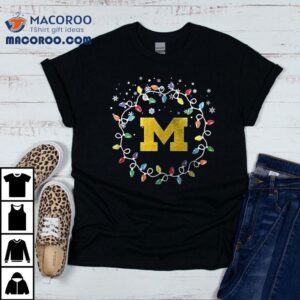 Michigan Wolverines Blu Ey Tis The Season To Go Blue Christmas Shirt
