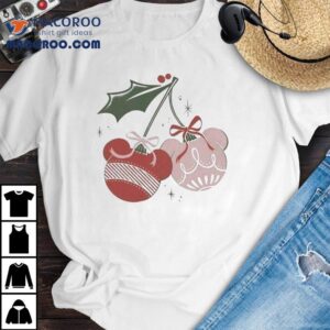 Mickey Disney Holiday Cherries Christmas Shirt