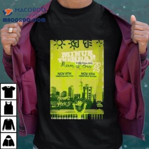 Minus The Bear New York Ny On November 8-9 2025 Shirt