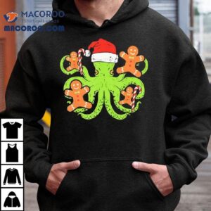 Octopus Christmas Gingerbread Shirt