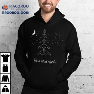On A Silent Night Christmas Tree Shirt