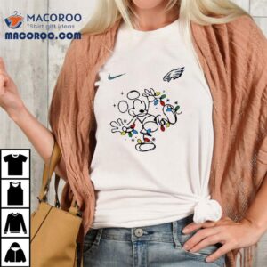 Philadelphia Eagles X Mickey Mouse Believe In The Magic Of Christmas Shirt