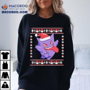 Pokmon Gengar Christmas Jumper Ugly Christmas Shirt
