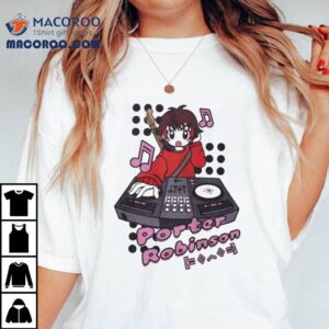 Porter Robinson Anime Dj Character Smile World Tour 2024-2025 Shirt