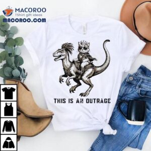 Princess Donut And Mongo This Is An Outrage Vintage Tshirt