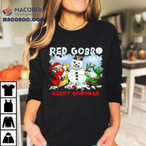 Red Gobbo Merry Grotmas Christmas Shirt