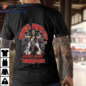 Ripple Junction Rhea Ripley Bloody Christmas Tree T-shirt