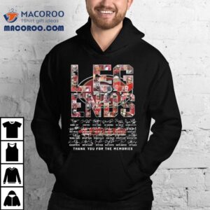 San Francisco Ers Legends Name Players Signatures Thank You For The Memories Tshirt